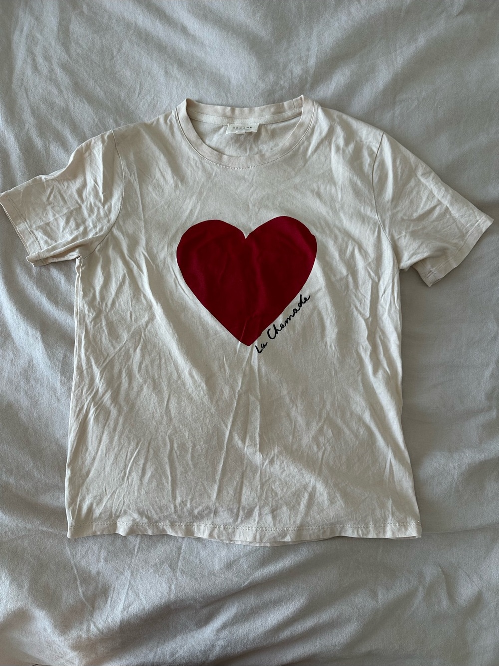 Sezane heart t-shirt - Picture 3 of 4